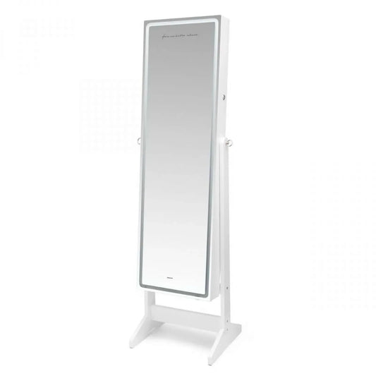 Mirror Cabinet for Jewelry with LED Lighting
