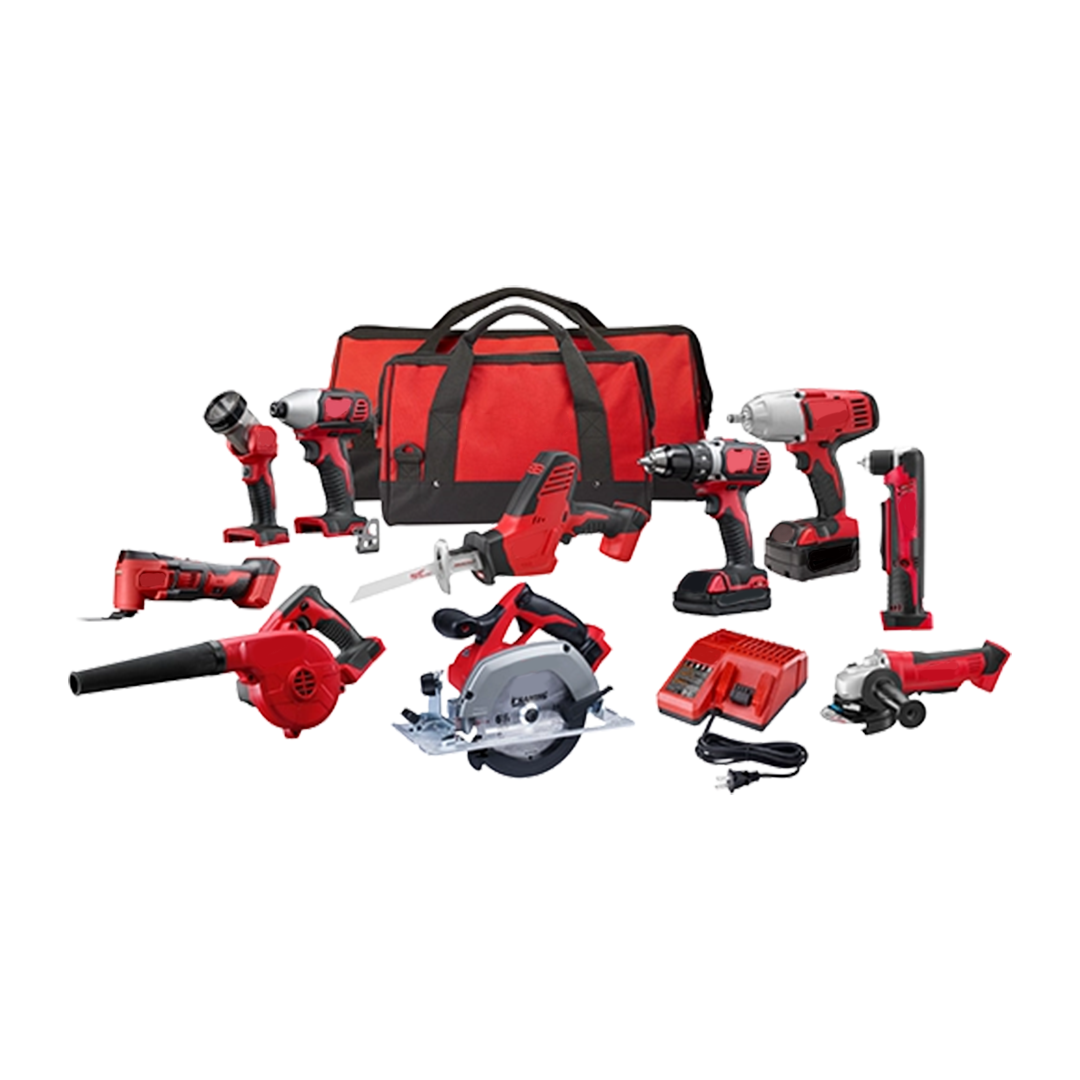 Heavy-Duty Professional Power Tool Expansion Set