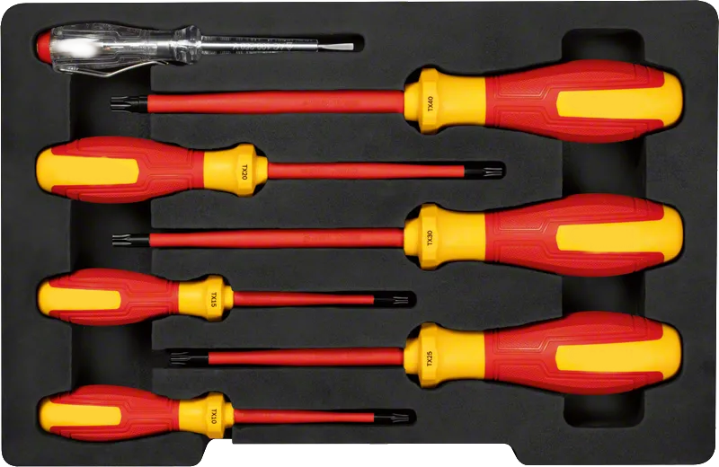 VDE TX Screwdriver Set – 7 Pieces Professional