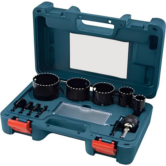 11-Piece Diamond Hole Saw Set – Clean, Fast, and Precise Cutting in Tough Materials