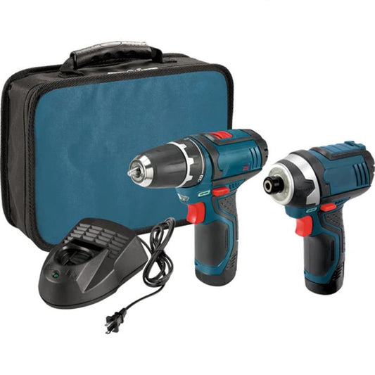 12V Cordless 2-Tool Combo Kit with Lithium-Ion Battery