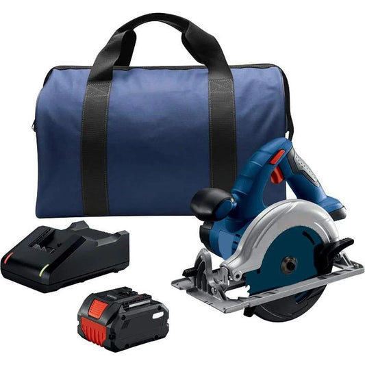 18V Cordless 6-1/2" Circular Saw Kit with Batteries